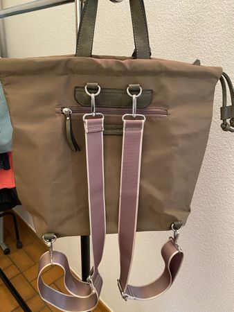 Damen Rucksack Tasche braun Kombi-Modell guter Zustand