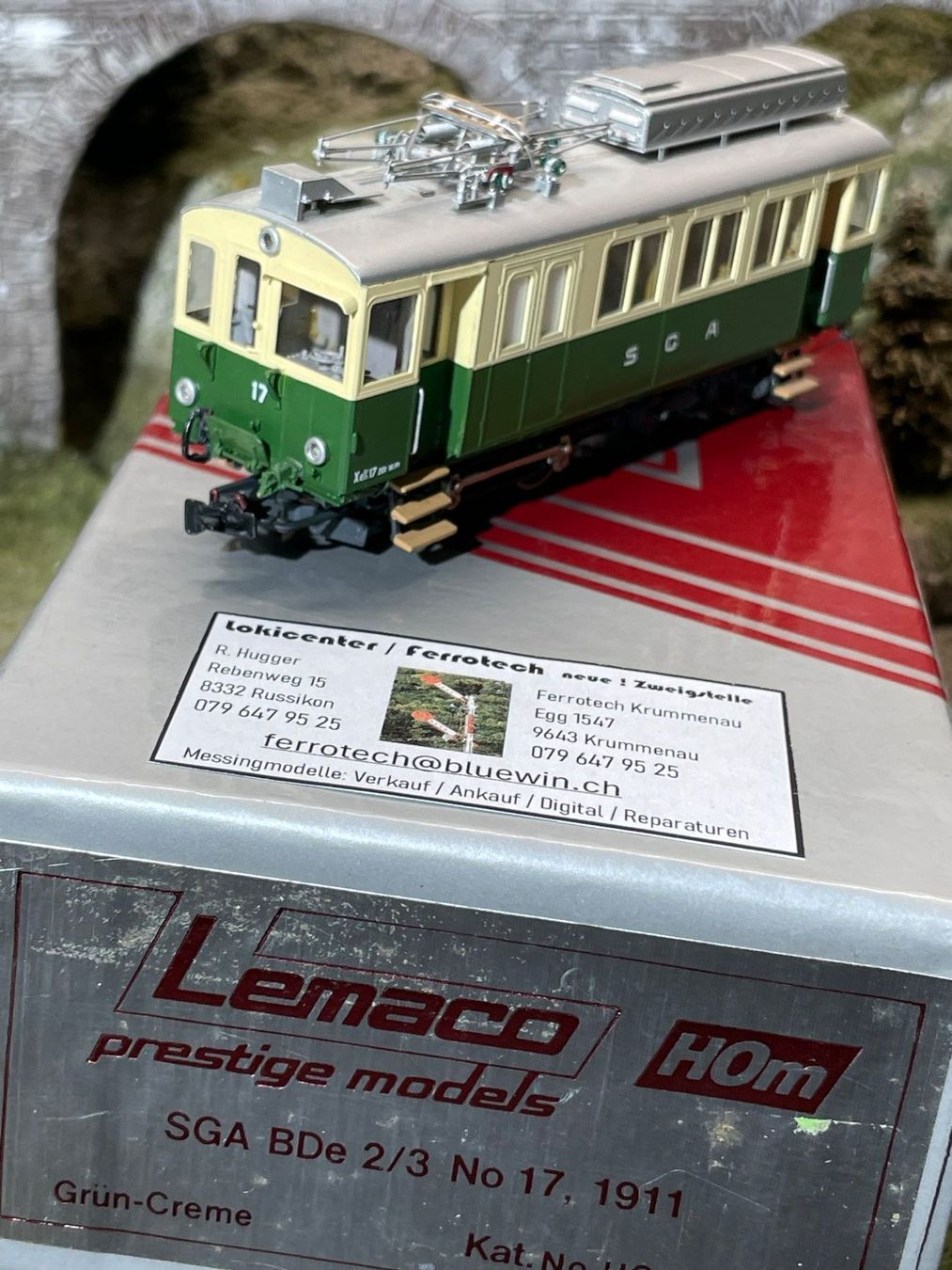 Lemaco Modellini di ferrovie: Lemaco SGA Triebwagen – Nuovo (secondo la descrizione) da Krummenau venduto da ferrotech 1