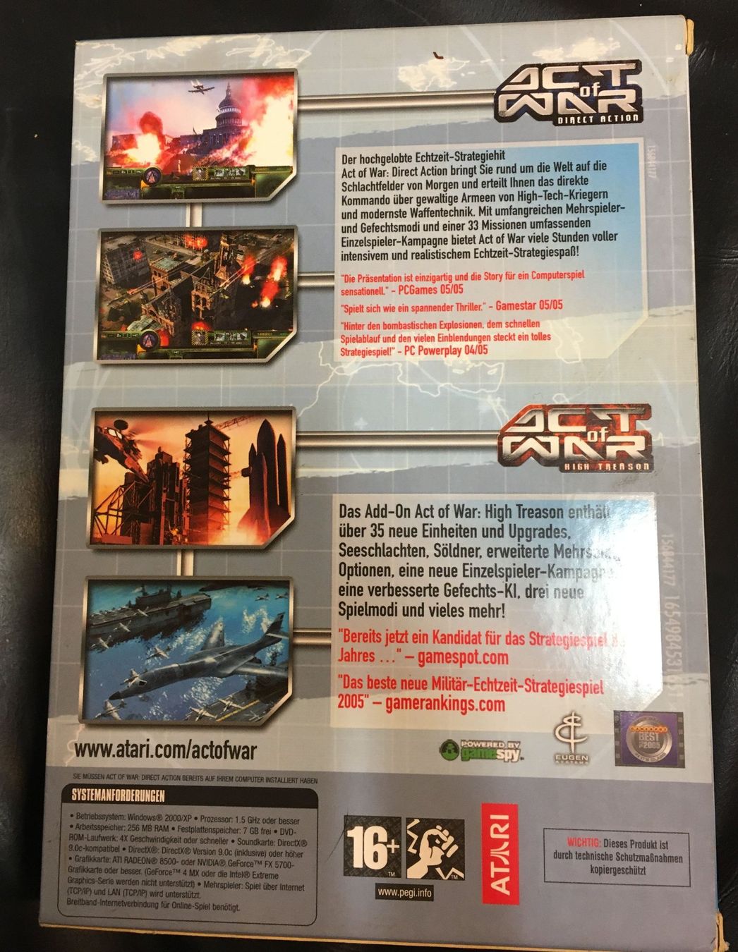 Giochi: PC Game - Act Of War Gold Edition – Usato da Urtenen-Schönbühl venduto da weltenschmid 6
