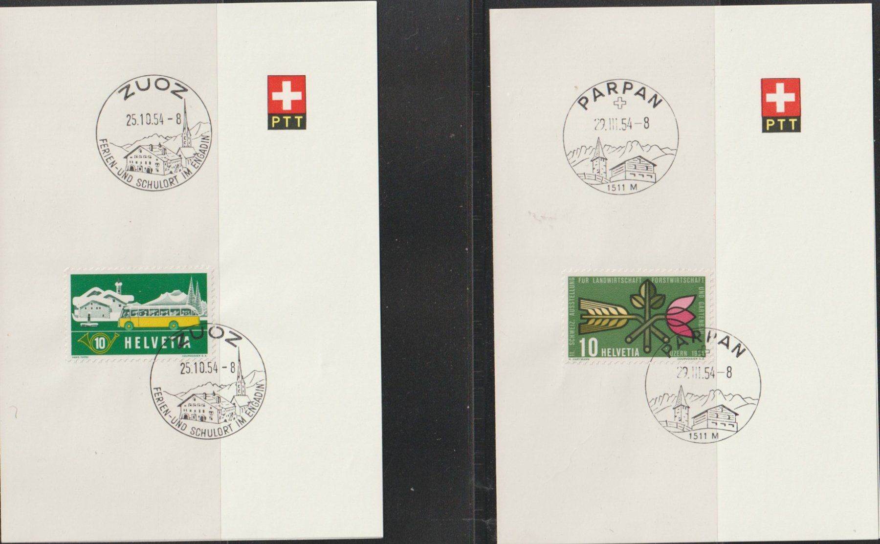 Tous les timbres: Premier Jour Suisse – D'occasion à Crans-Montana par kira56 3