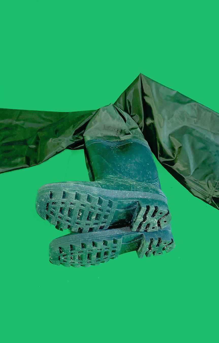 Herrenschuhe: Wathose Gummistiefel Grösse 45 – Gebraucht aus Uster von Mruedis 3