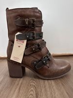 Stiefeletten MUSTANG Gr. 37 | gefüttert |  Absatz 7cm | Neu
