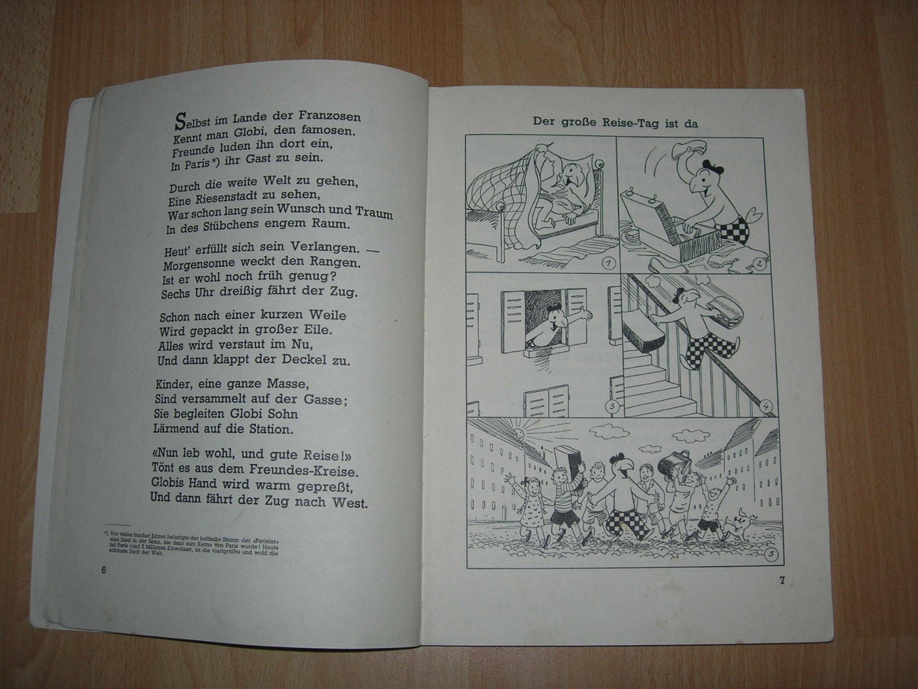 Fumetti: Globi erlebt Paris 2. Auflage 1948 unbemalt – Usato da Hornussen venduto da Corvette- 3