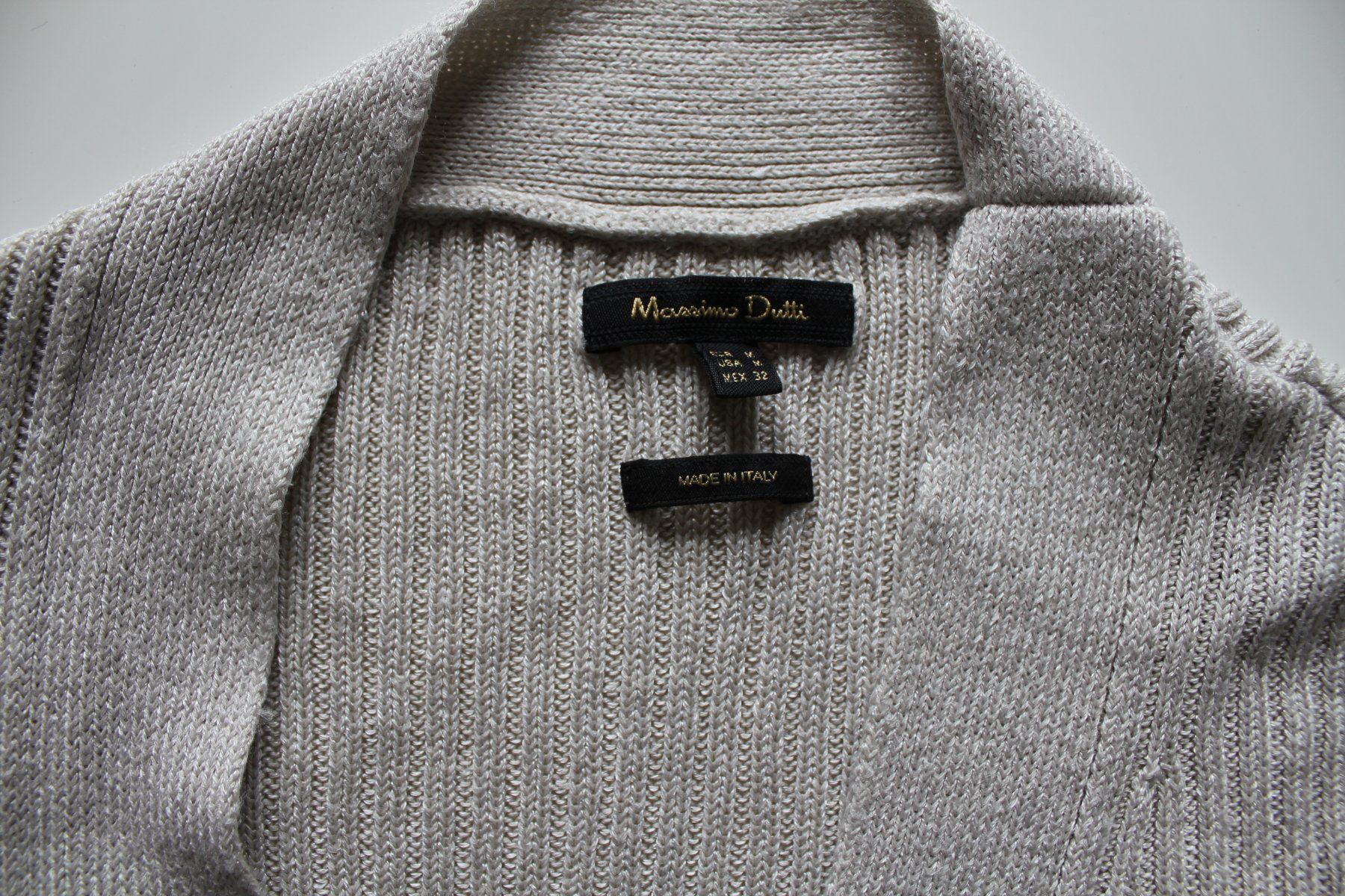 Massimo Dutti Pullover & Sweatshirts: Cardigan long beige Massimo Dutti t. M – Gebraucht aus Peseux von Gilloss 3
