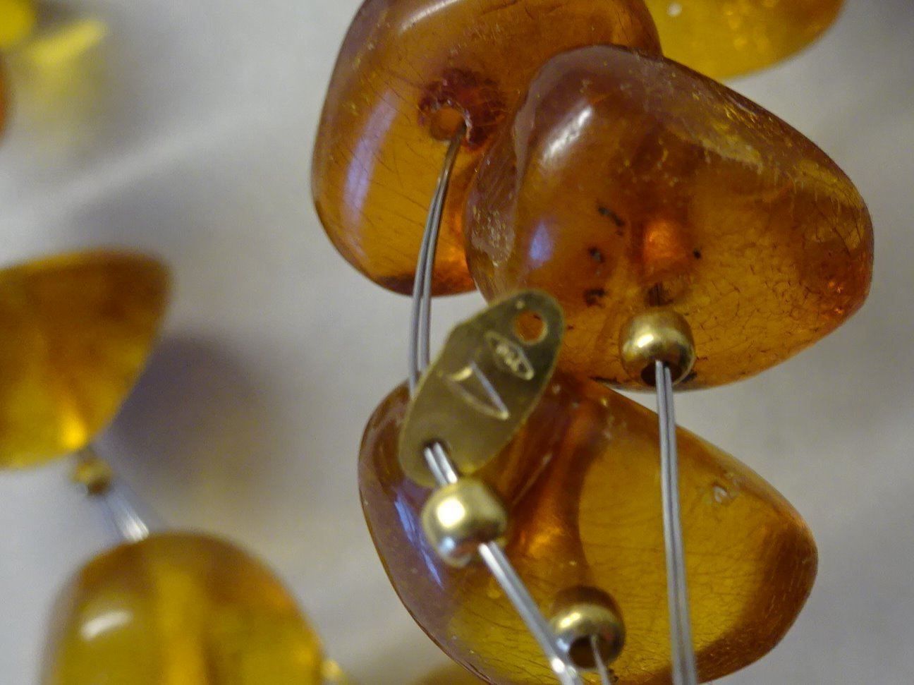 Catenine: Kette Bernstein 750 Gold / ABMRA GRECO – Usato da Esslingen venduto da eintagammeer 5