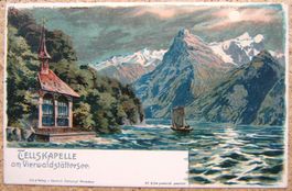 SCHLUMPF LITHO TELLSKAPELLE AM VIERWALDSTÄTTERSEE
