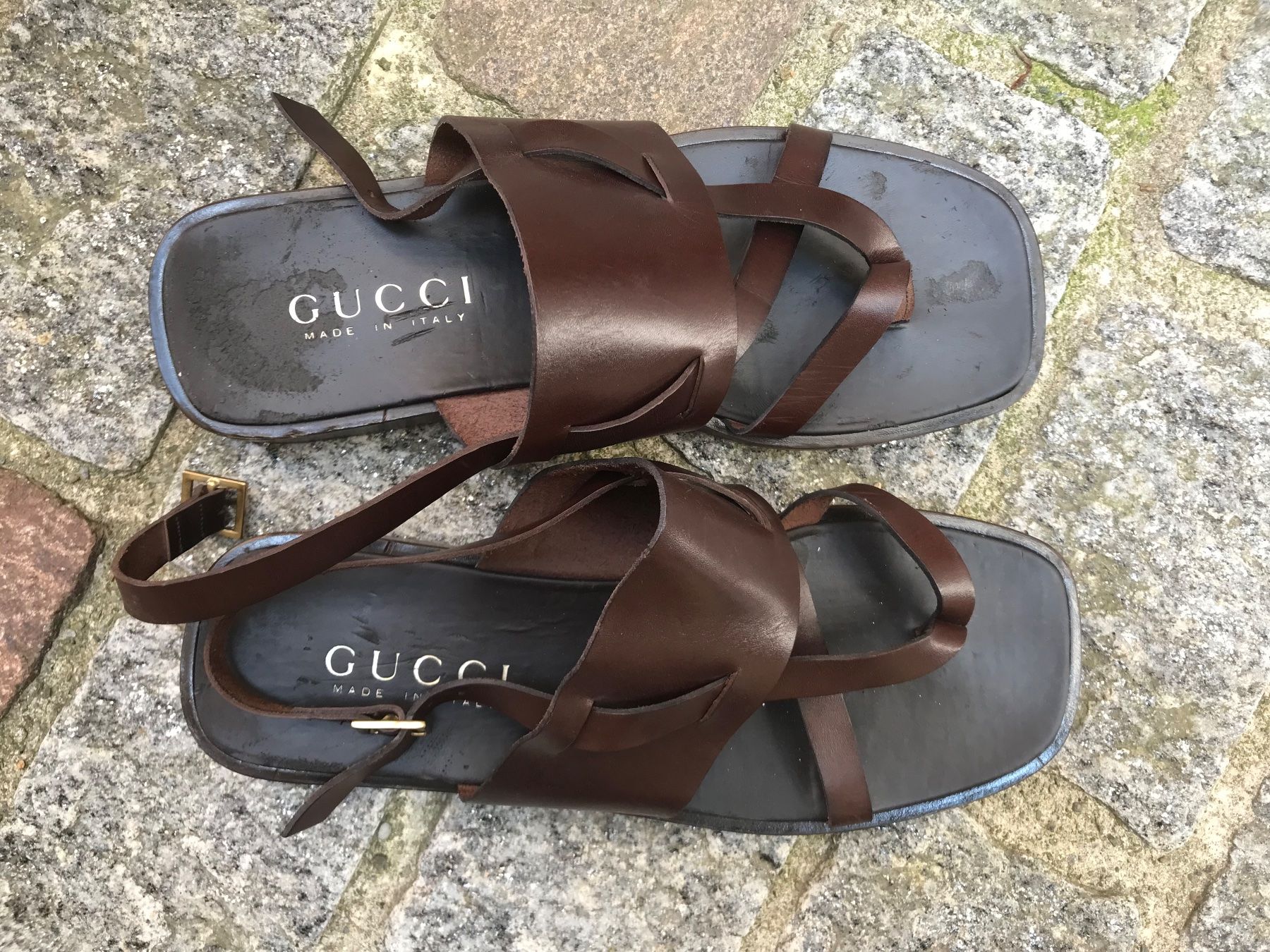 Gucci Herrenschuhe: Sandalen GUCCI braun – Gebraucht aus Carona von LaDark11 4