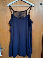 Nachthemd Schwarz von bonprix - Gr. 48/50