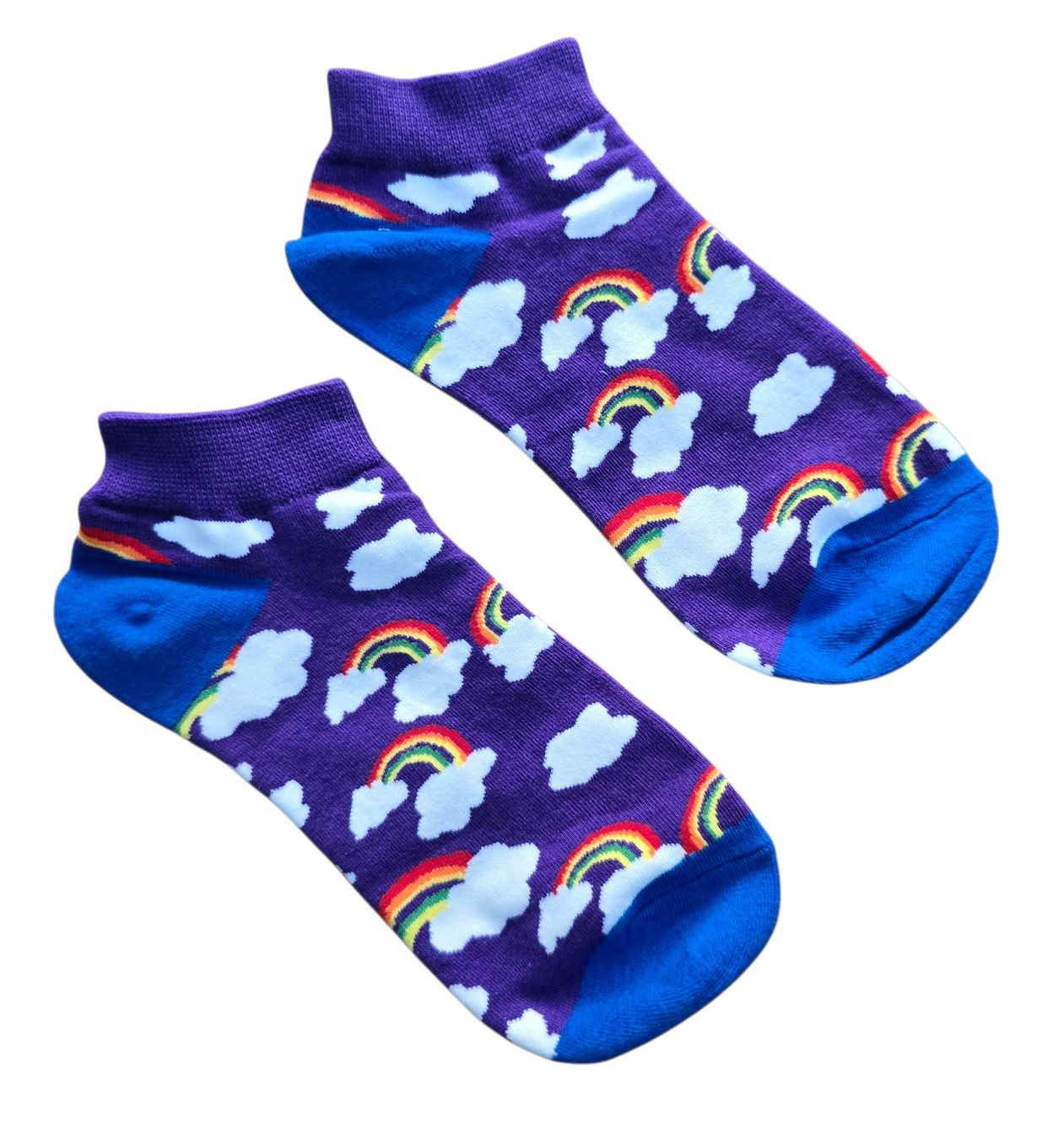 Calze: Sneaker-Socken Regenbogen / Pride / Rainbow / Wolken / Cloud – Nuovo e nell'imballaggio originale da Zürich venduto da amysmith