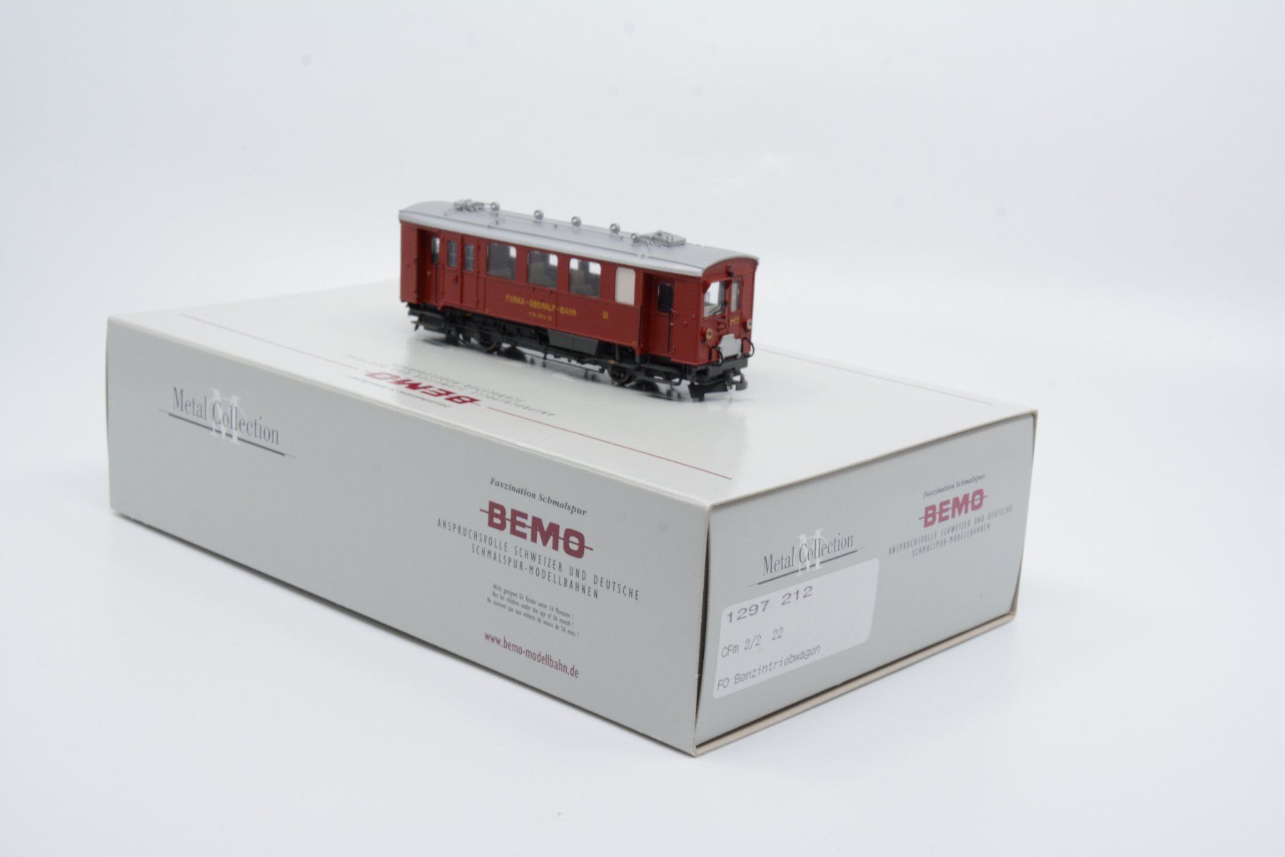 Bemo Modelleisenbahnen: Gebrauchter Bemo FO CFm 2/2 22 Benzintriebwagen – Gebraucht aus Jona von hepy