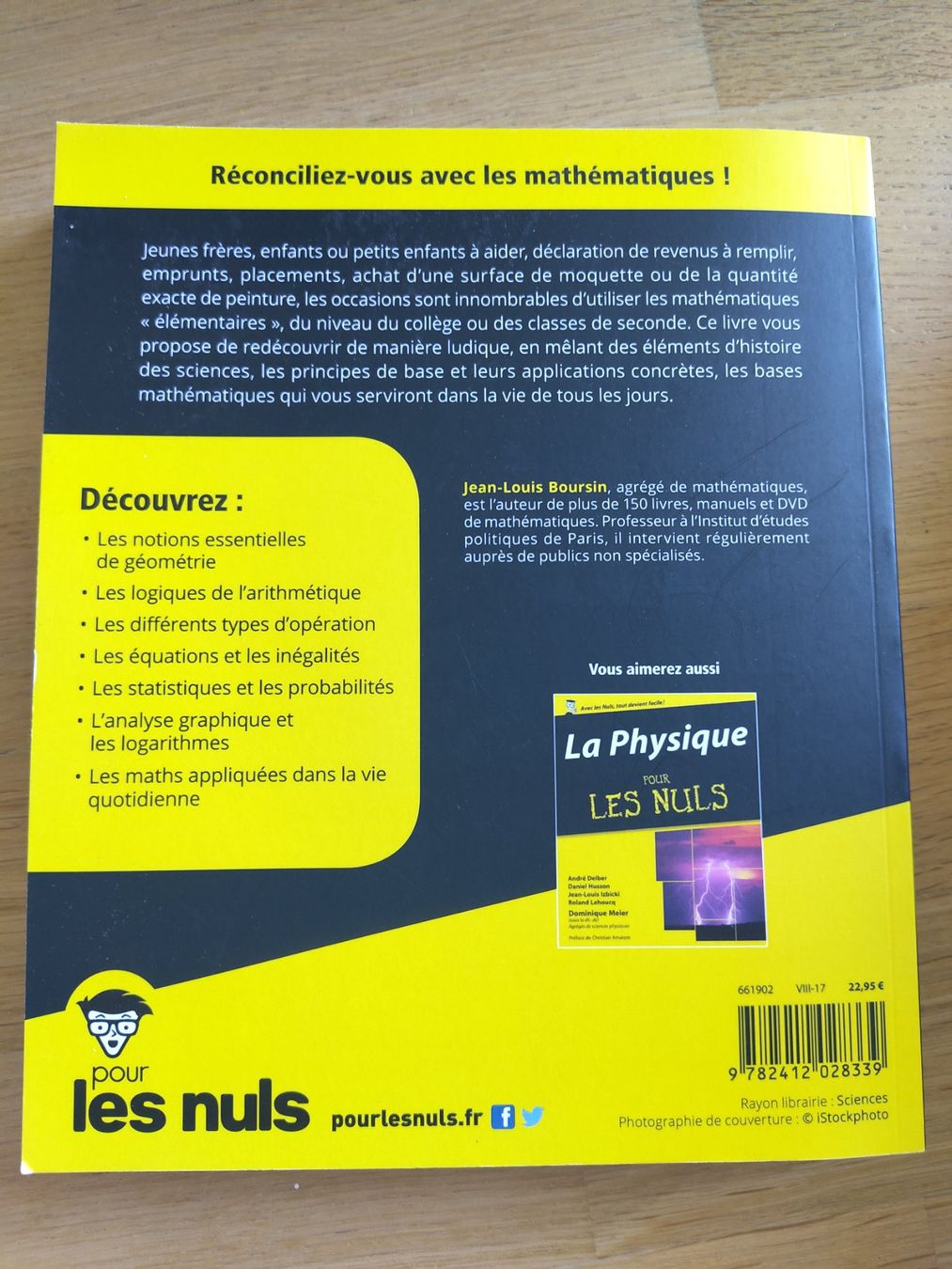 Libri: Les maths pour les nuls – Usato da Denges venduto da lay_xpy7 1