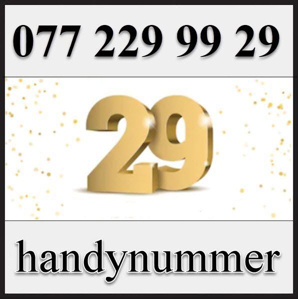 Carte prepagate: Handynummer, Telefonnummer, Natelnummer, 077 229 99 29 – Nuovo (secondo la descrizione) da Winterthur venduto da handynummerch