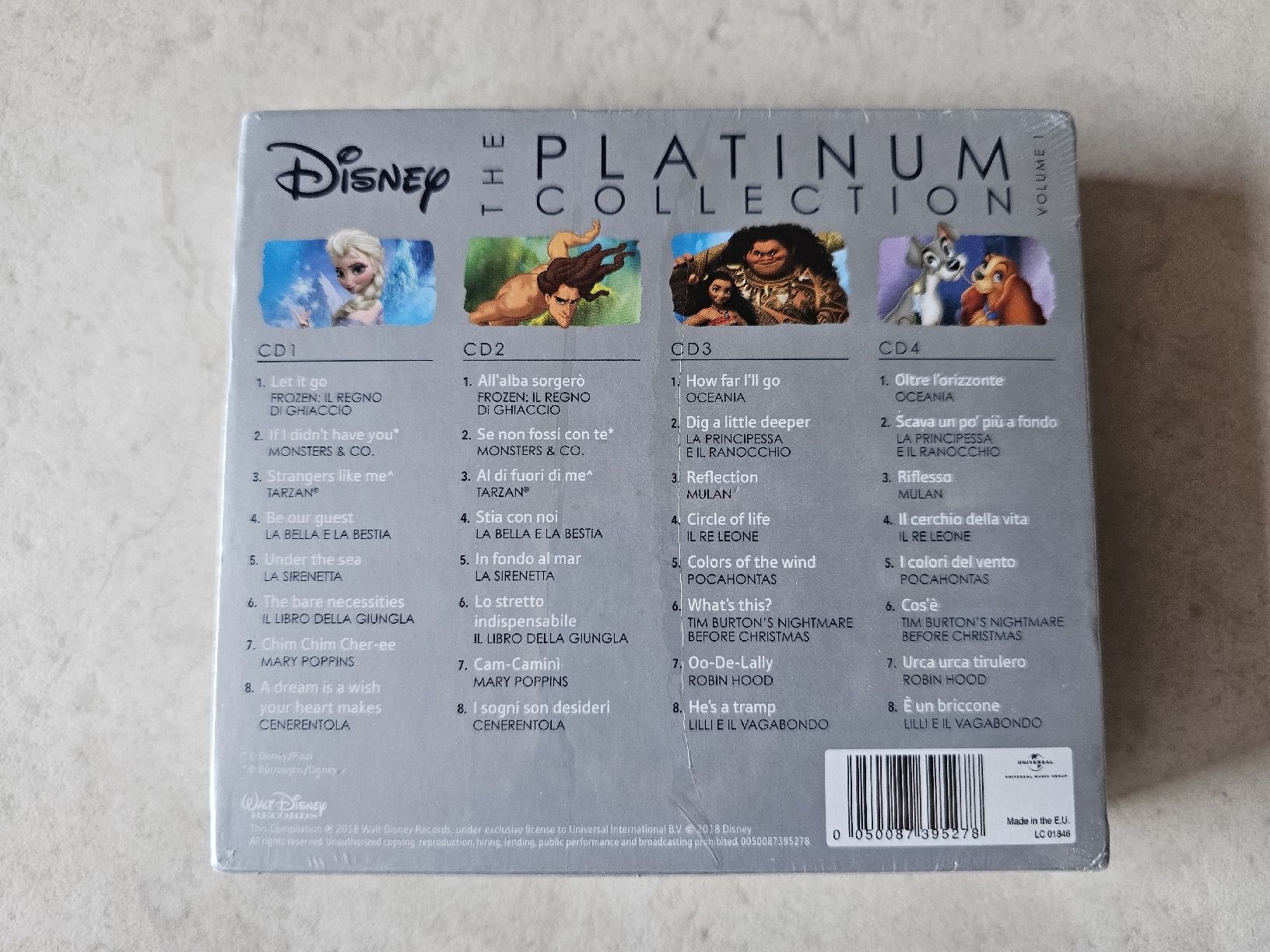 CD: Disney - The Platinum Collection  /  4 CD Box Fabrikneu – Nuovo e nell'imballaggio originale da Schneisingen venduto da backstore24 1