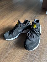 Nike Air Huarache, Schwarz/Gelb, Top Zustand, Grösse 45