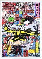 Death NYC Ltd Ed Pop Art Druck "  Flying Snoopy