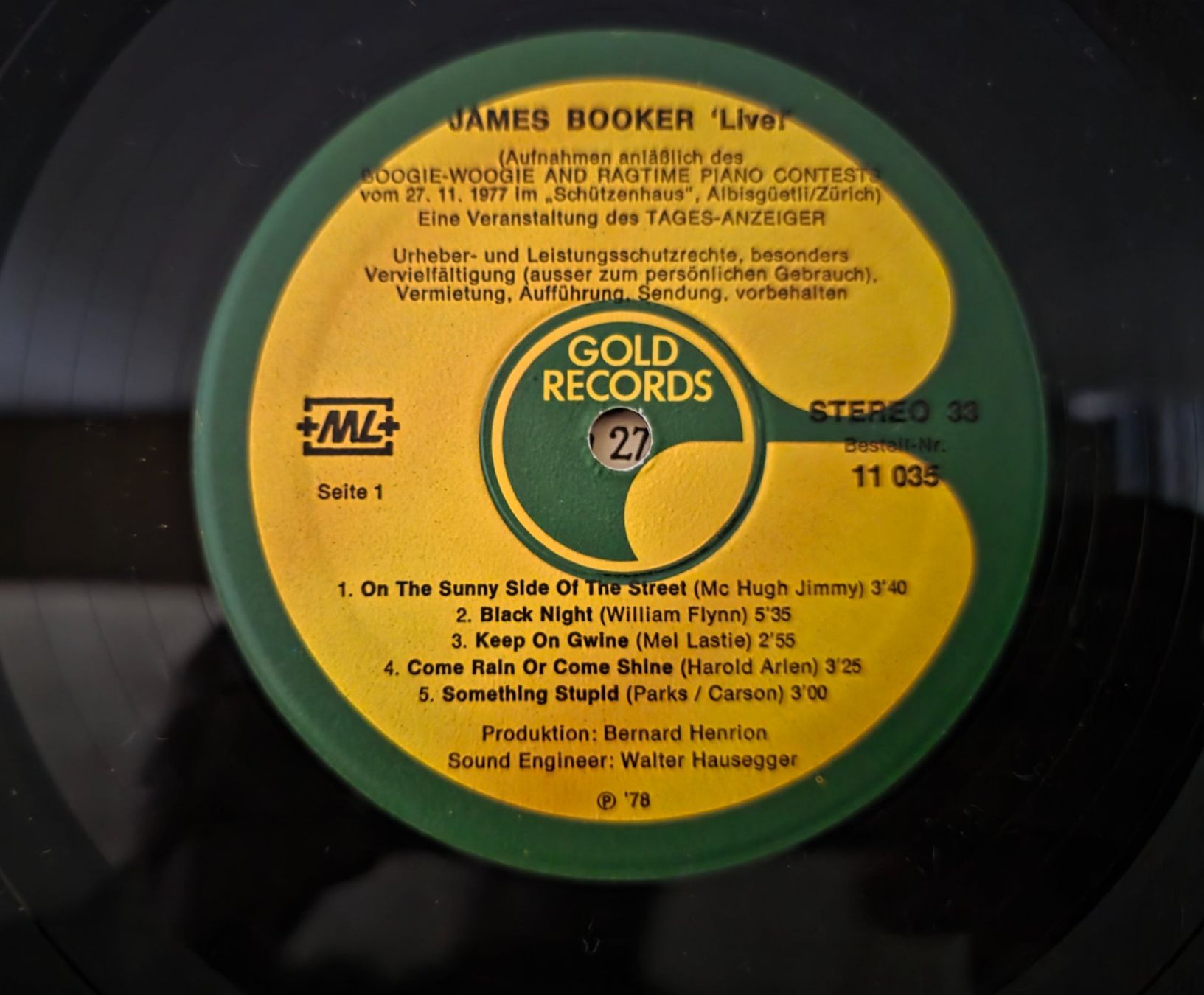 Dischi in vinile: James Booker LP – Live! – Usato da Root venduto da atelier22 2