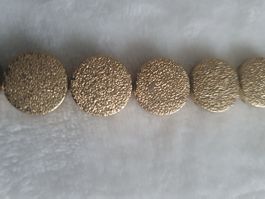 DYRBERG/KERN Designer Plättchen-Armband Gold – Top!