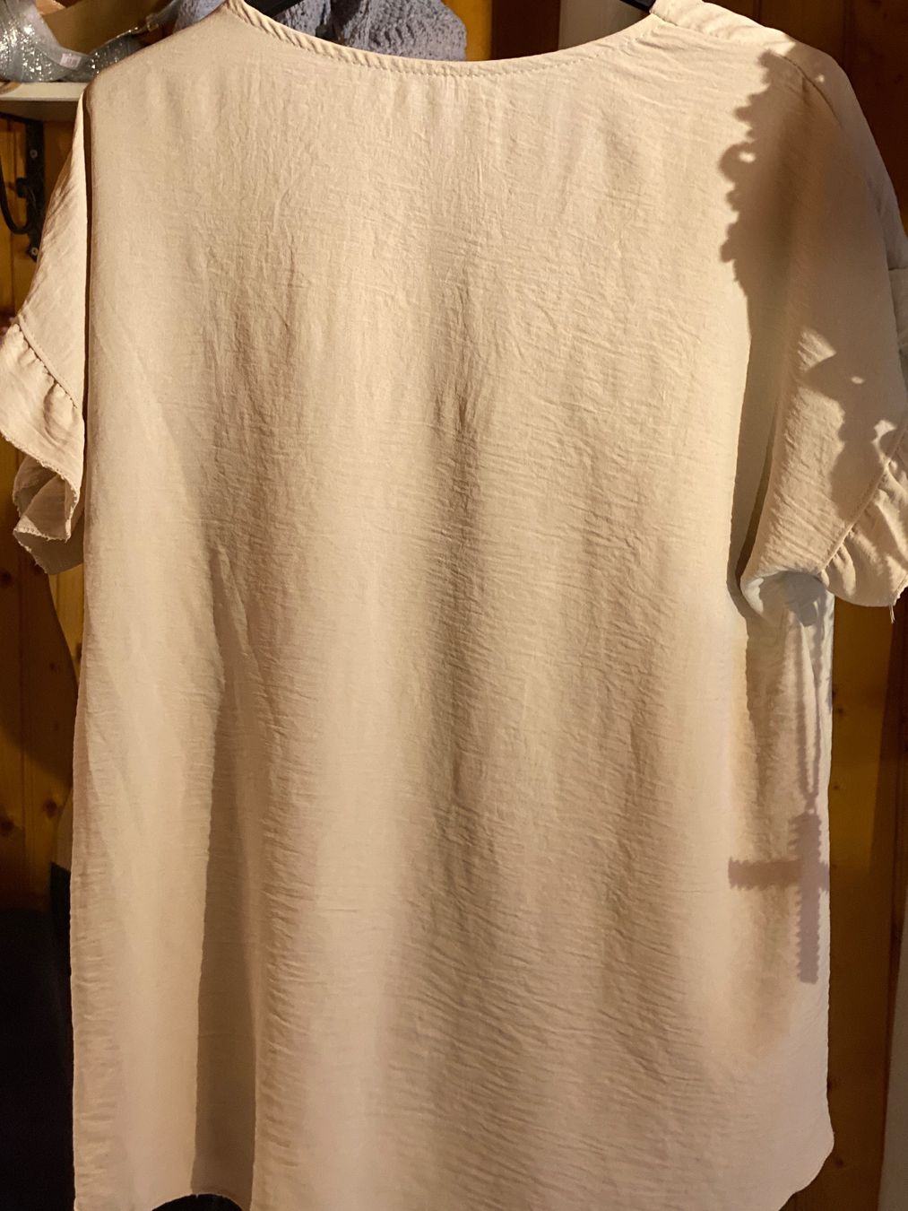 Camicette: DAMEN KURZARM BLUSE-BEIGE – Nuovo e nell'imballaggio originale da Meienried venduto da ManuelaBoutique 3