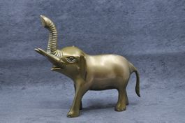 Statua elefante in  ottone, vintage