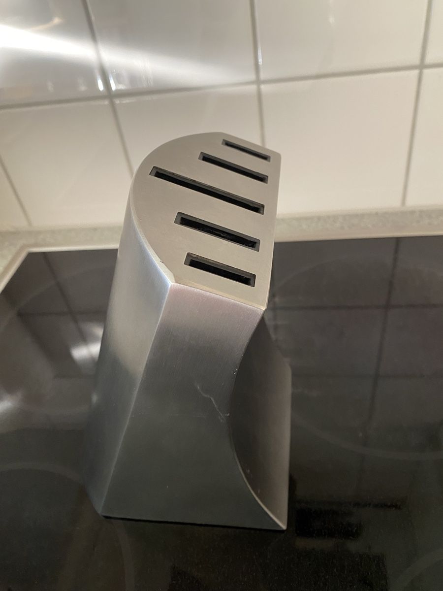 Coltelli da cucina: Messerblock mit 5 Messern und Messerschärfer – Usato da Zürich venduto da kub_598t 3