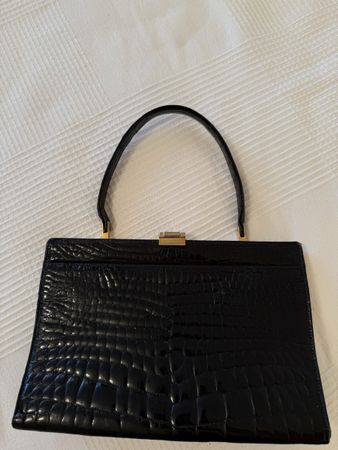 NEUWERTIG***KROCO TASCHE SCHWARZ***TOP 🎁