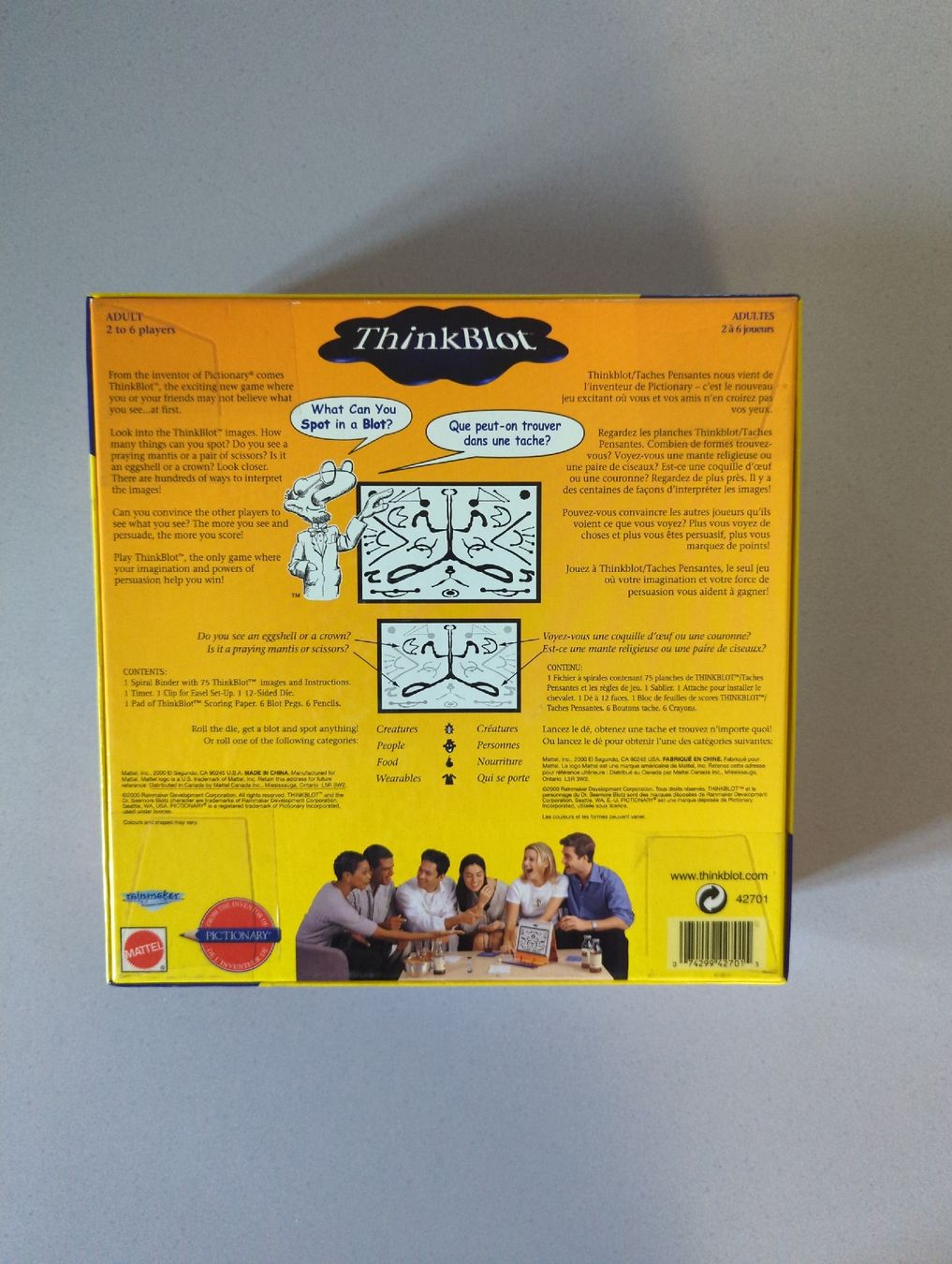 Mattel Spiele: Thinkblot – Neu (gemäss Beschreibung) aus Ardon von hel_2xvs 2