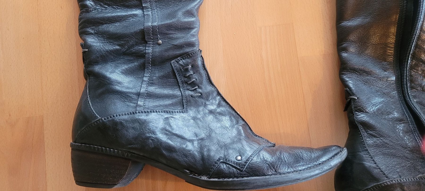 Damenschuhe: Lederstiefel – Gebraucht aus St. Silvester von misterdollar 4
