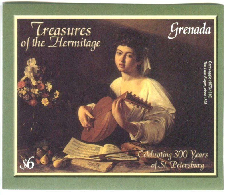 Alle Briefmarken: Block "Malerei. Caravaggio". Grenada – Neu und originalverpackt aus Basel von Butsch5