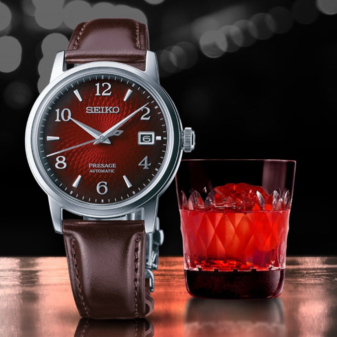 Seiko Orologi: Seiko Presage Automatic Negroni Cocktail Time – Nuovo (secondo la descrizione) da Aarau Rohr venduto da tobinogio