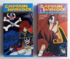 CAPTAIN HARLOCK #1-2 SEALED ANIME VHS TAPES MATSUMOTO U.S.A.