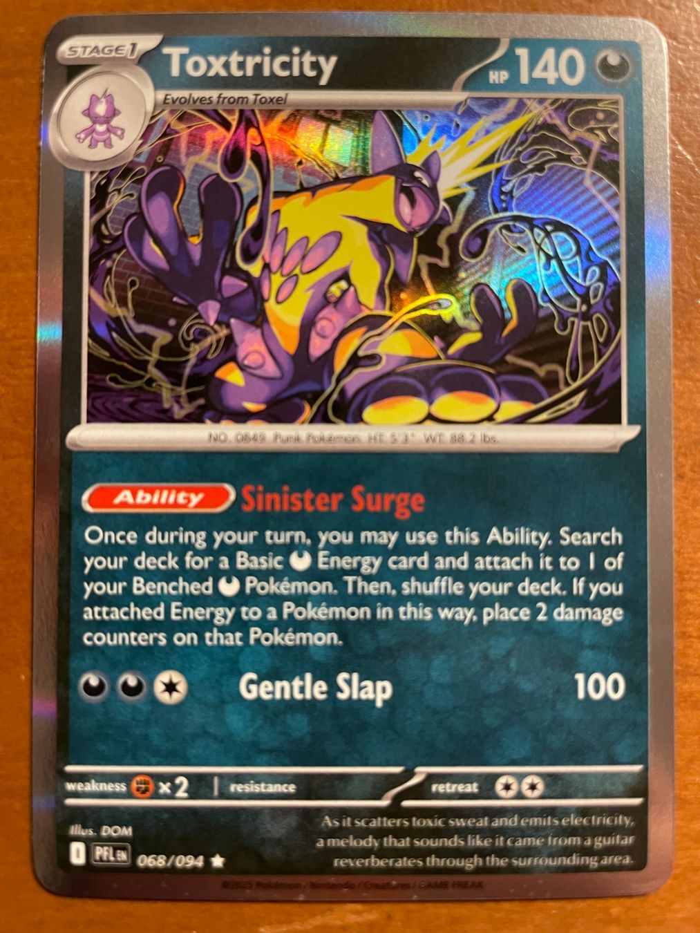 Pokémon Carte collezionabili: Pokemon Toxtricity Holo (Versand gratis) – Nuovo (secondo la descrizione) da Chur venduto da Angerson