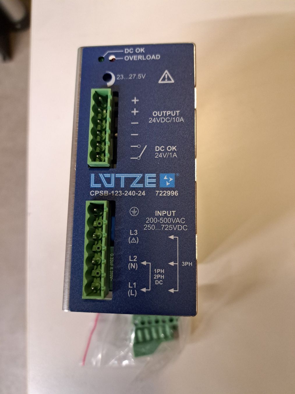 Componenti elettronici: Lütze Netzteil 24V 10A – Nuovo e nell'imballaggio originale da Marbach SG venduto da Hofionline