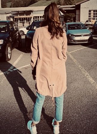 Lange Bomberjacke Blouson H&M