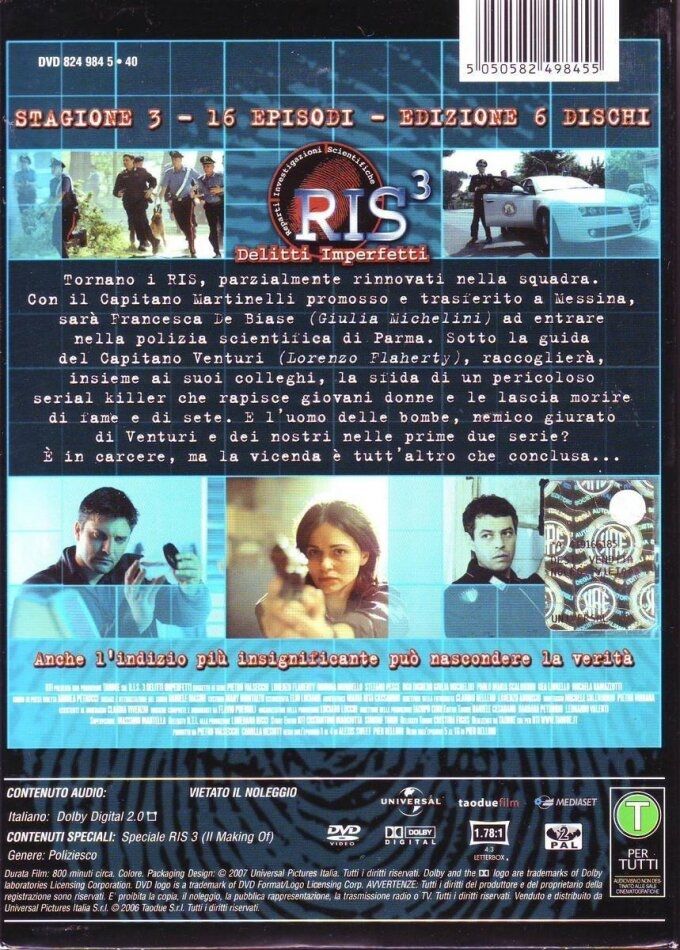 Tutti i DVDs: R.i.s Delitti Imperfetti – Usato da Gretzenbach venduto da Fraanto76 4