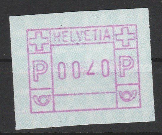 Alle Briefmarken: ATM Nr. 4 Justierfehler – Gebraucht aus Oberglatt ZH von Wiedmi6