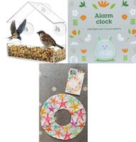 KIDS-SET: 🐦🐦‍⬛ Futterspender + Kinderwecker + Schwimmreif