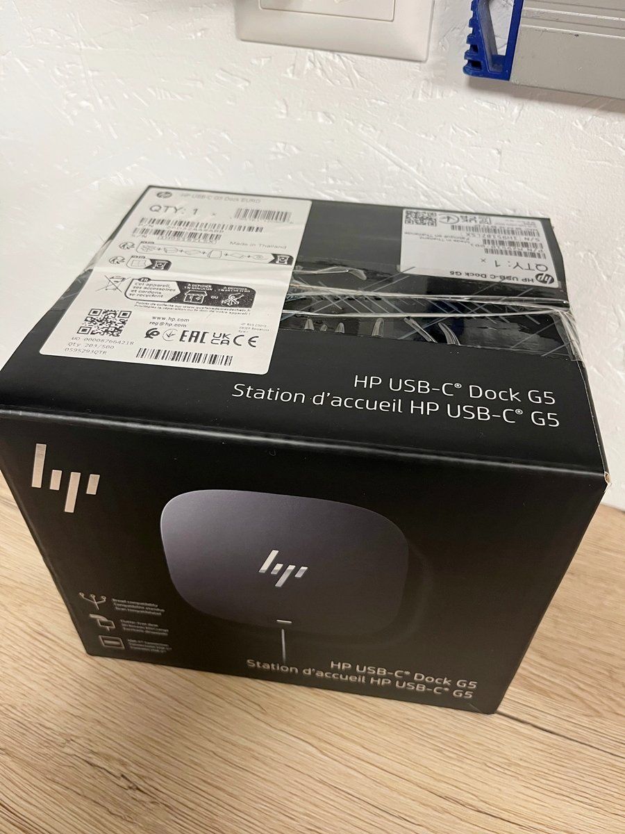 Hewlett Packard Dockingstation: HP USB-C-Dockingstation G5, neu, ungebraucht. – Neu und originalverpackt aus Oekingen von Leegate