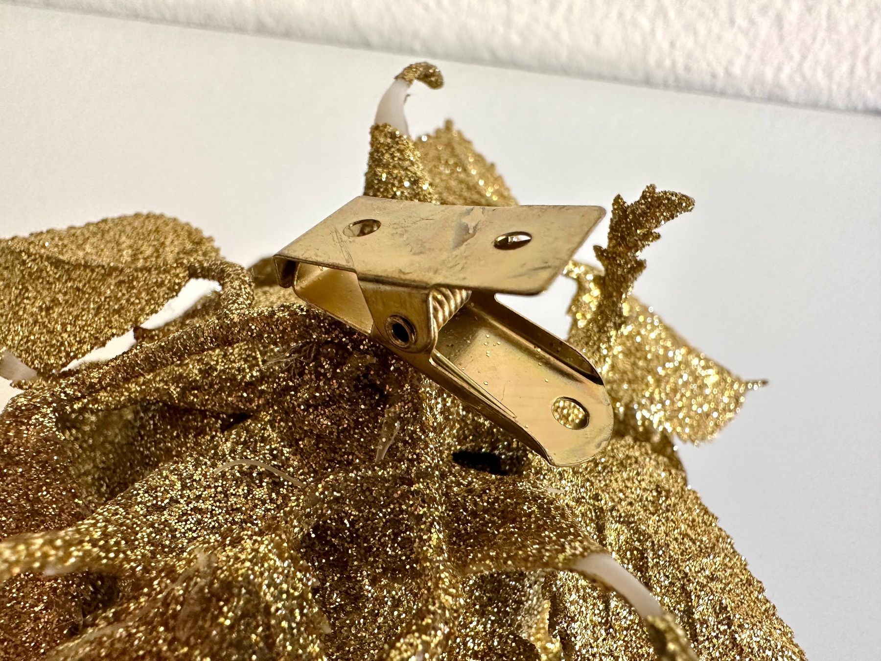 Tutte le decorazioni: Goldene Glitzer-Deko Rose – Usato da Bern venduto da Fraeuleinhonig 7