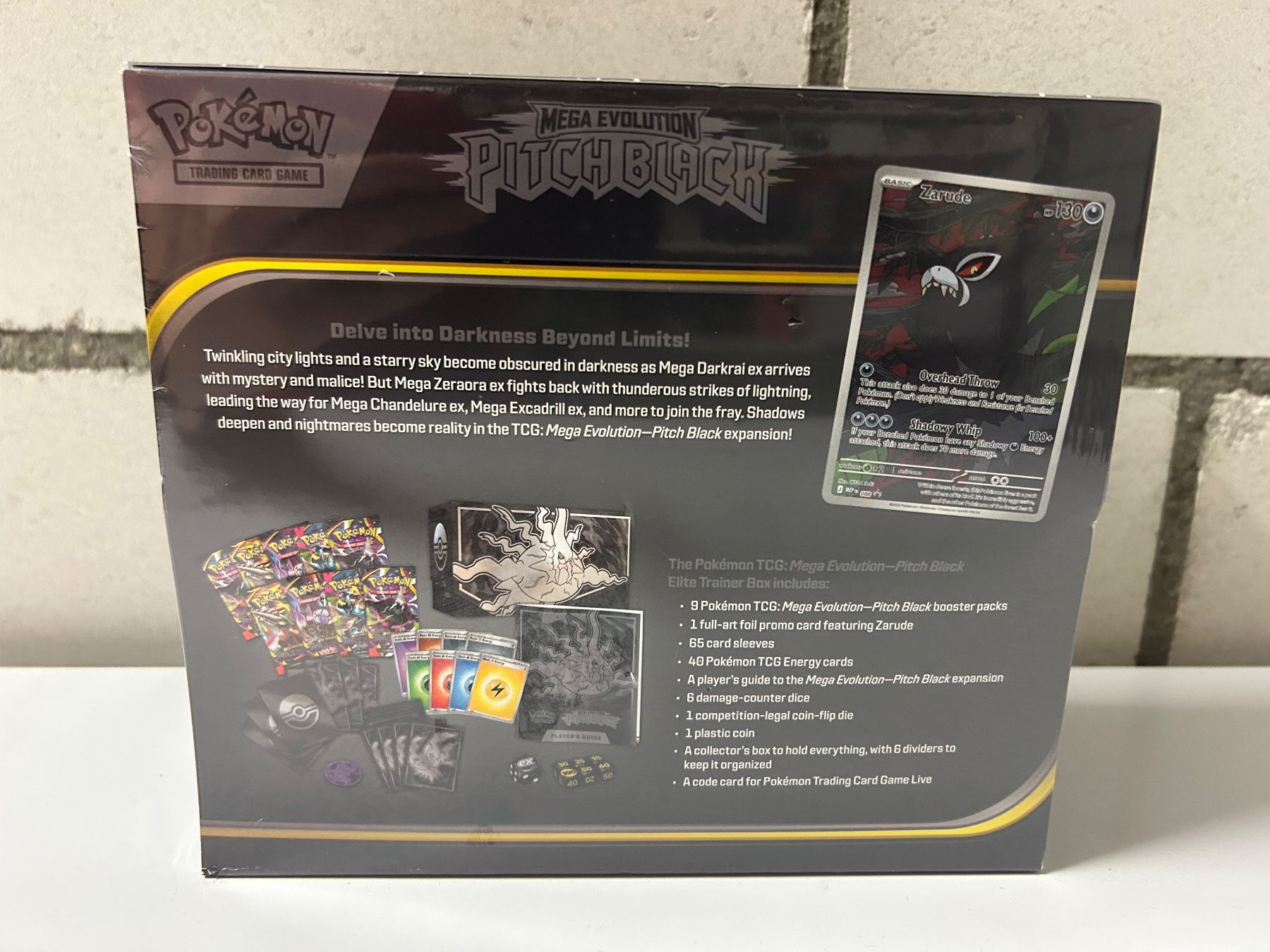 Pokémon Sammelbilder & Trading cards: Pokemon Mega Evolution Pitch Black Elite Trainer Box EN ETB – Neu und originalverpackt aus Wangen an der Aare von SG94 1