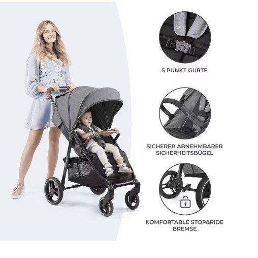 Kinderkraft Kinderwagen: KinderKraft poussette GRADE PLUS GREY : PN: CHF 159.90 – Gebraucht aus Goumoens-la-Ville von cfaIII 5
