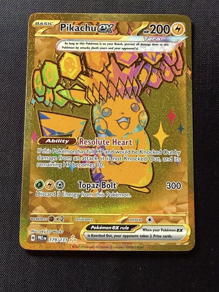 Pokémon Sammelbilder & Trading cards: Pikachu EX 179/131 EN – Neu (gemäss Beschreibung) aus Conthey von Vswissplugs.com 1
