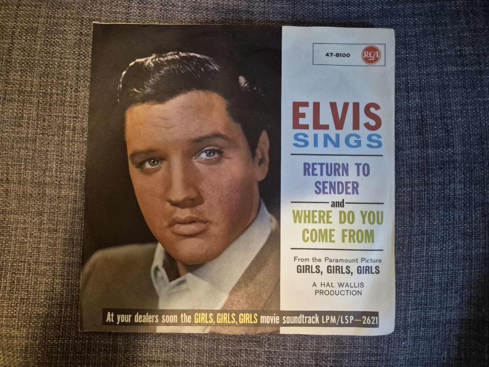 Dischi in vinile: Vinyl Single Elvis Presley Return to Sender – Usato da Binningen venduto da rom_9ls7