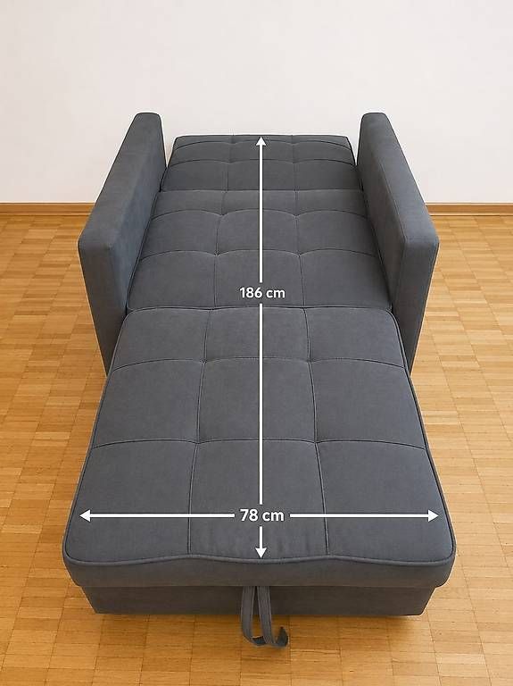 Gonser Sessel: Sessel mit Schlaffunktion grau – Gebraucht aus Hombrechtikon von kami667 2