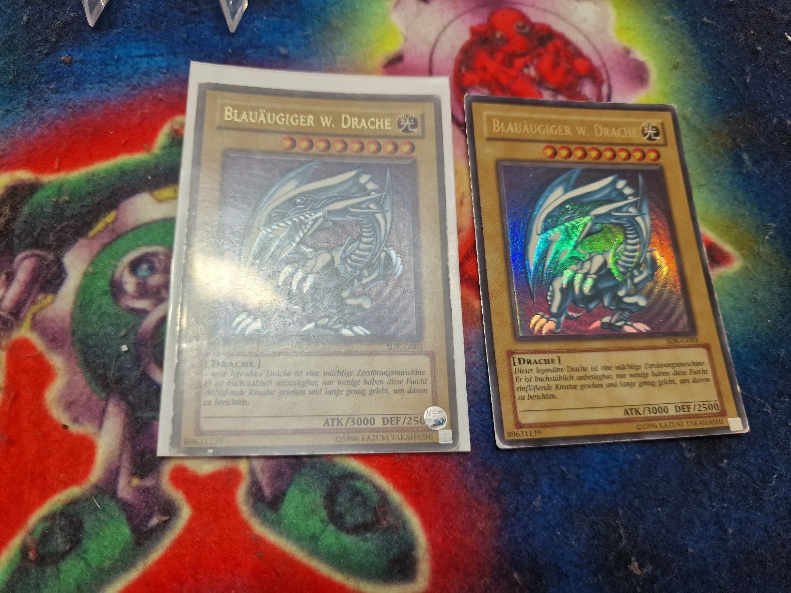 Yugioh Cartes à collectionner: Yugioh 2 x Blauäugiger W.Drache SDK – D'occasion à Dietikon par GC-Store