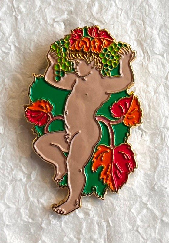 Swiss Placchette & Badge: Pin Simone Erni - BACCHUS – Usato da Obernau venduto da Wgnom