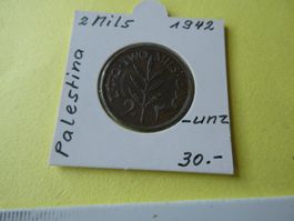 Palästina 1942, 2 Mils   unz