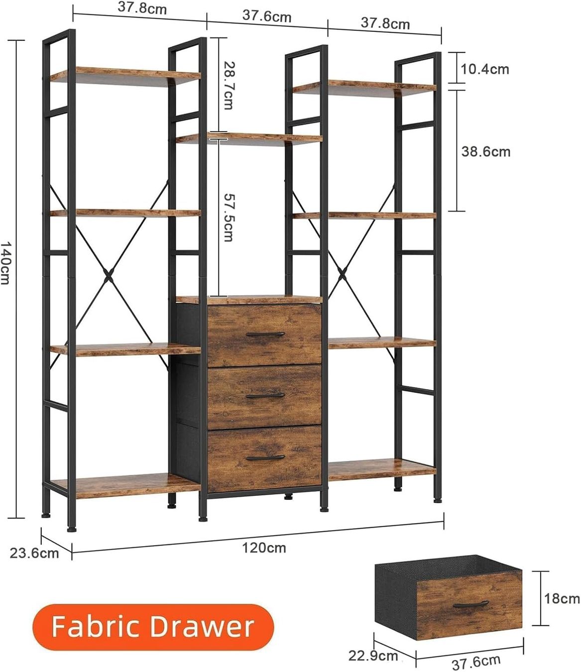 Scaffali: Bücherregal, Standregal – Nuovo (secondo la descrizione) da Pieterlen venduto da Plasticbox 6