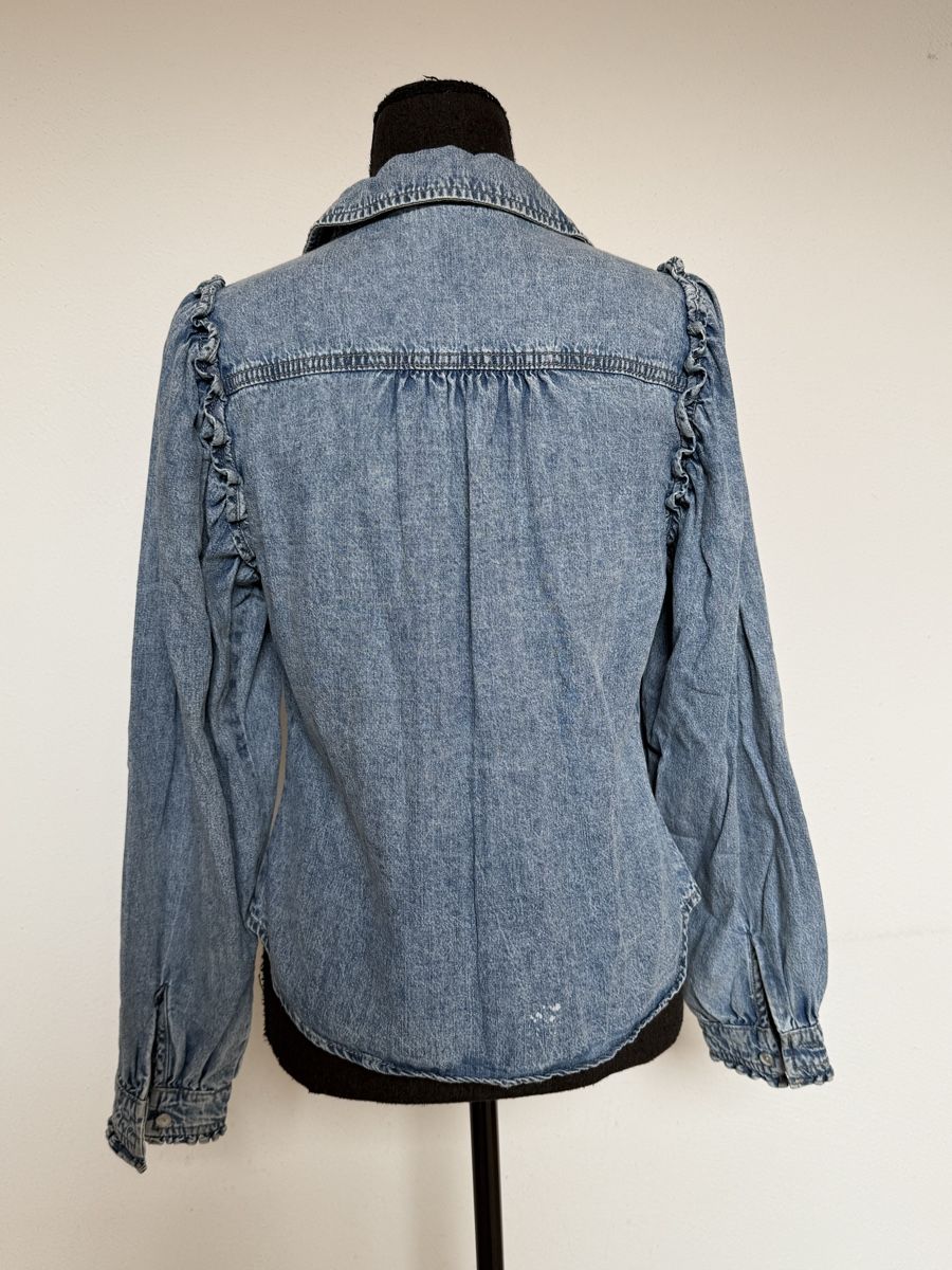 Only Camicette: Boho Jeansbluse von Inlay – Nuovo (secondo la descrizione) da Sigriswil venduto da ck56 3