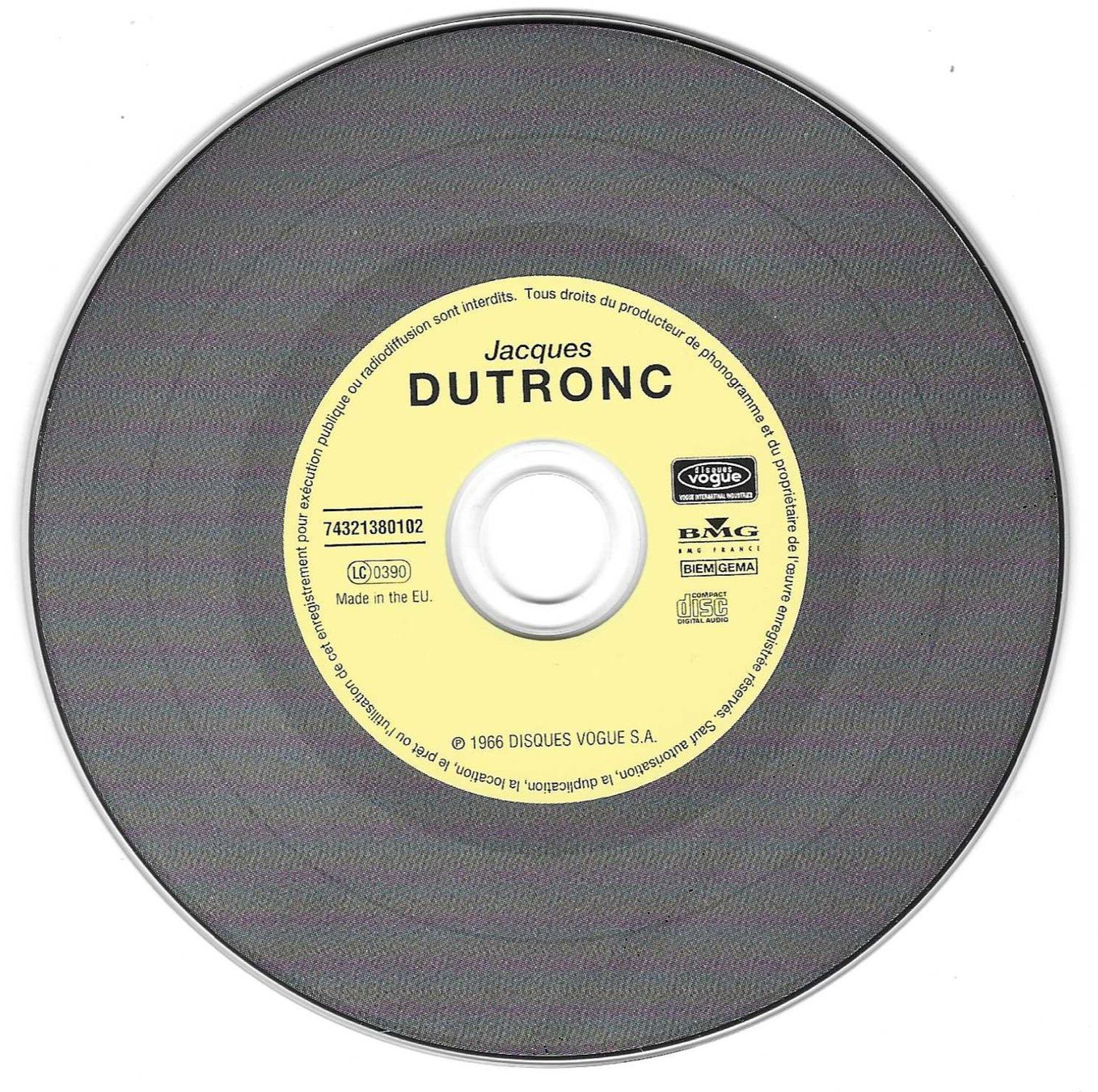 CDs: JAQUES DUTRONC – D'occasion à Bex par Giorgiob 2