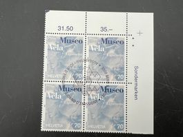 2001  Erstag gest.Viererblock mit Tab (K41)